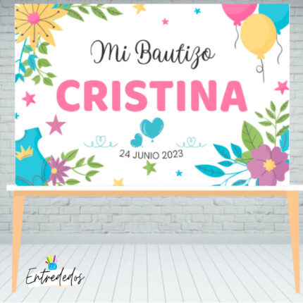Fondo Perfecto para tu Mesa de Dulces BODY CON FLORES
