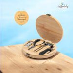 Set de Herramientas en Caja de Bambú Personalizable