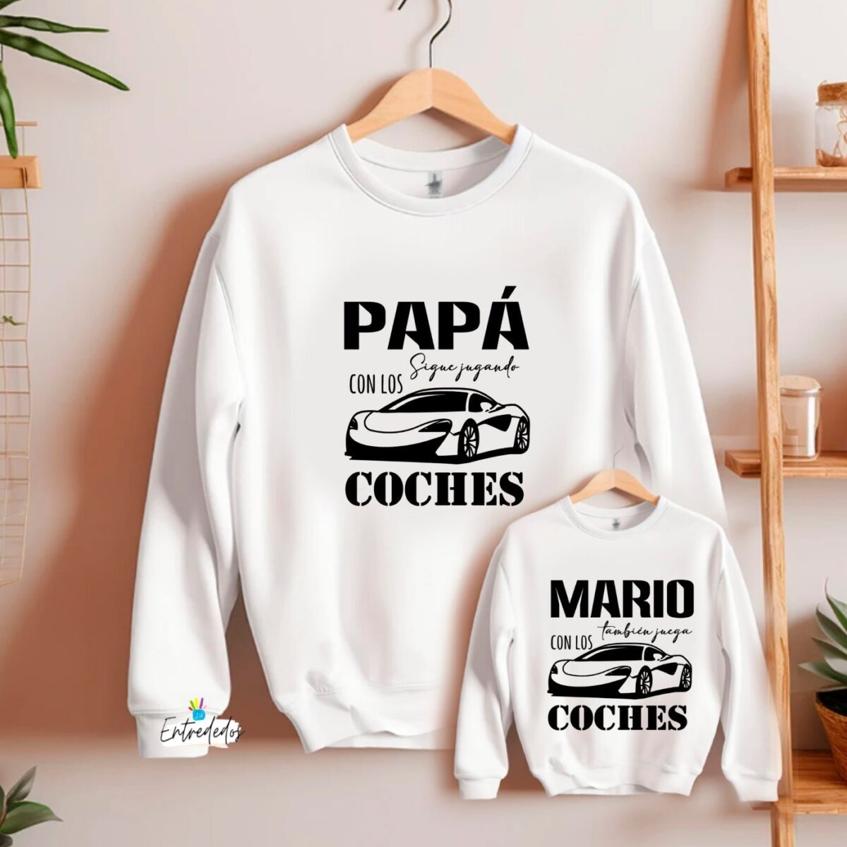 Sudadera personalizada para Papá COCHES - Imagen 1