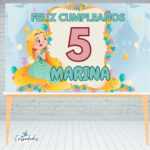 Fondo Perfecto para tu Mesa de Dulces RAPUNZEL