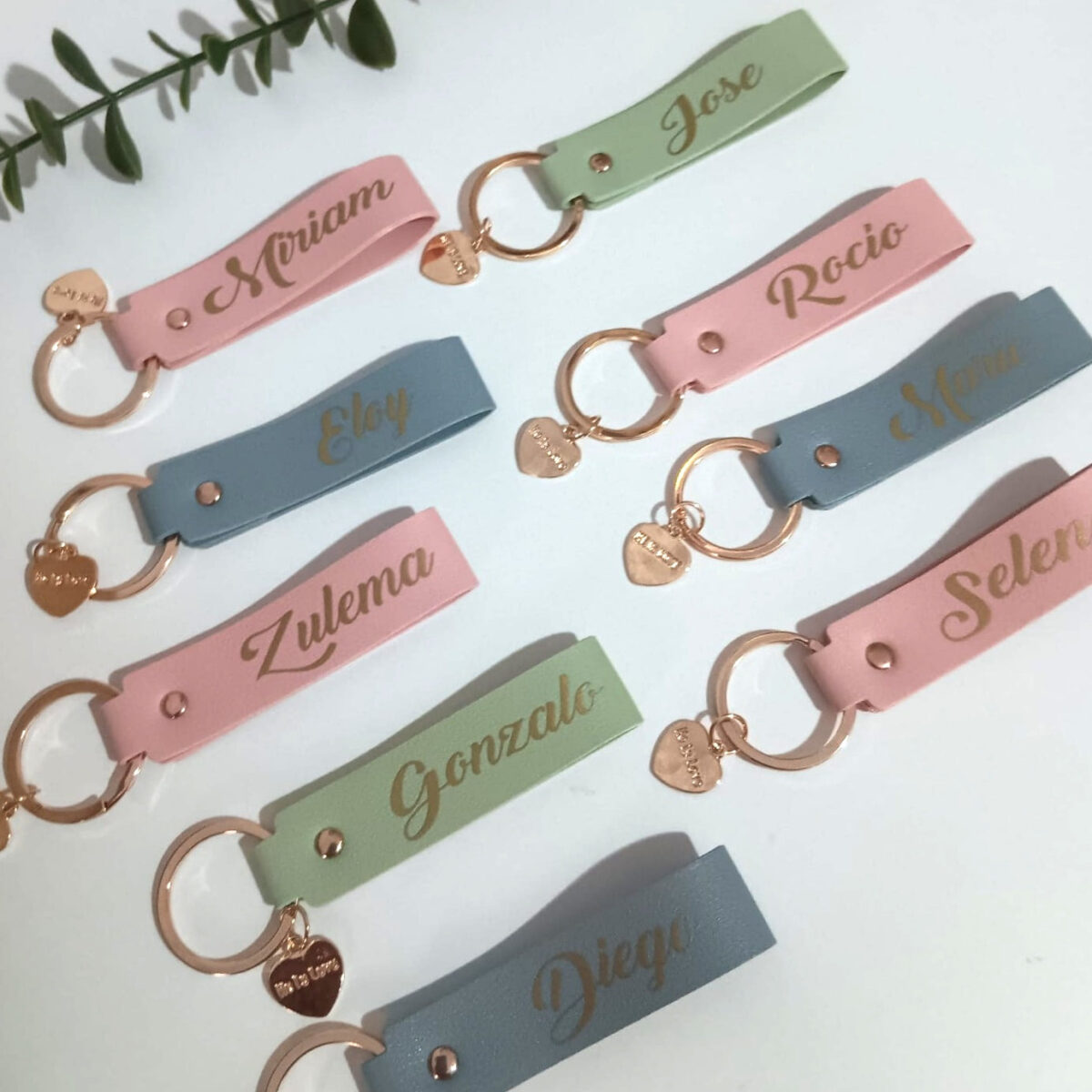 Llavero de Polipiel – Tonos Suaves y Delicados para Regalo - Imagen 8