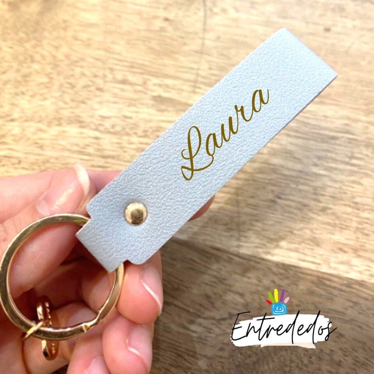 Llavero de Polipiel – Tonos Suaves y Delicados para Regalo - Imagen 3