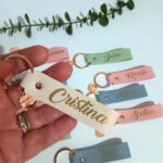 Llavero de Polipiel – Tonos Suaves y Delicados para Regalo