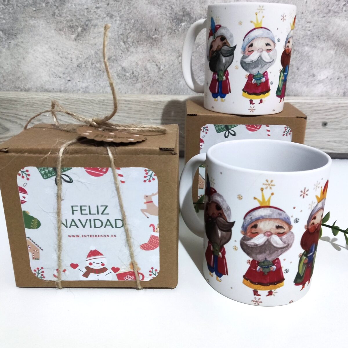 🎄 Taza Reyes Magos personalizada - Imagen 4