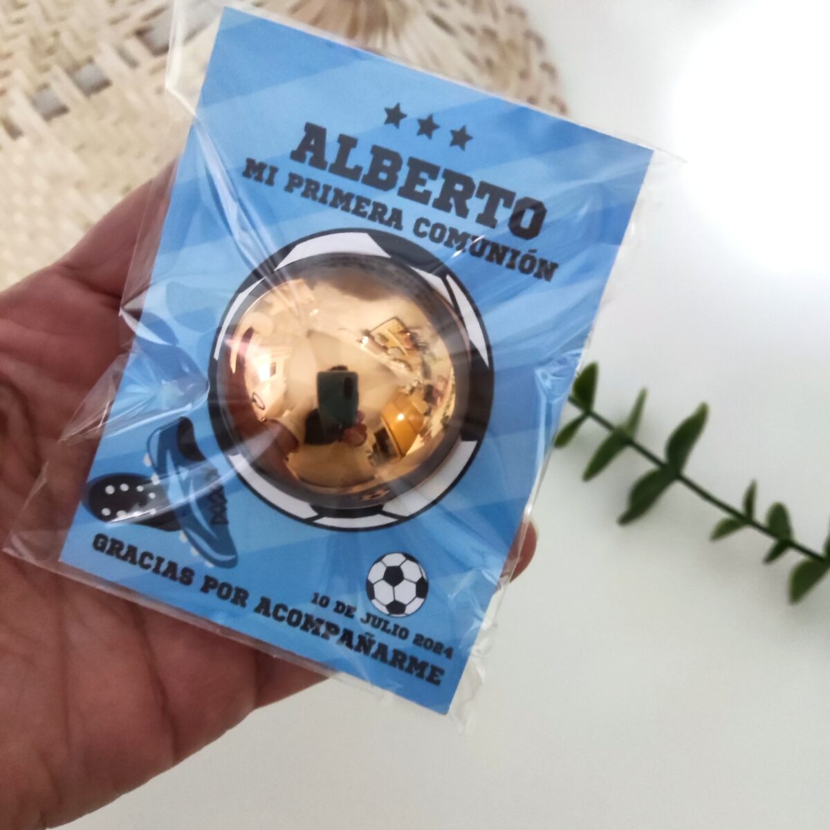 Bálsamo labial en forma de bola con tarjeta - Imagen 3