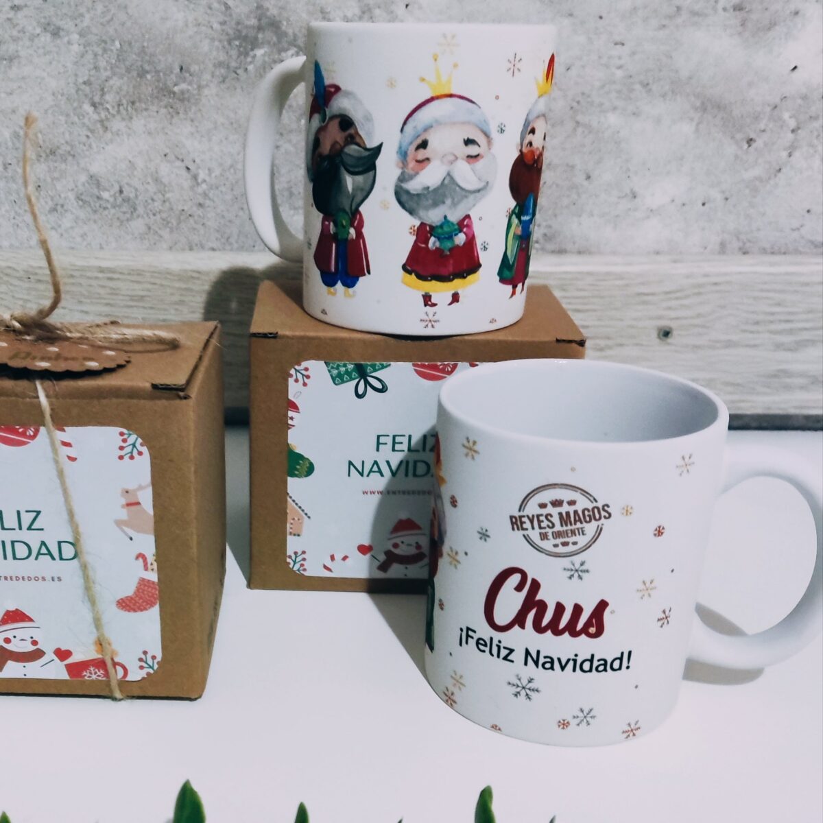 🎄 Taza Reyes Magos personalizada - Imagen 5