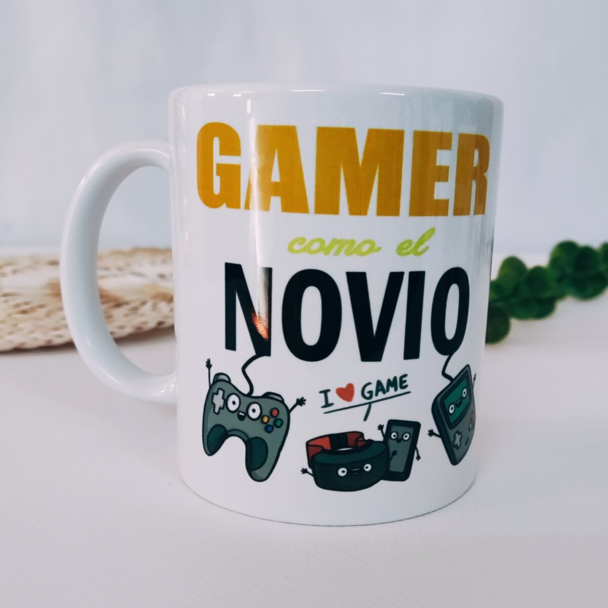 Taza gamer como el novio - Imagen 1