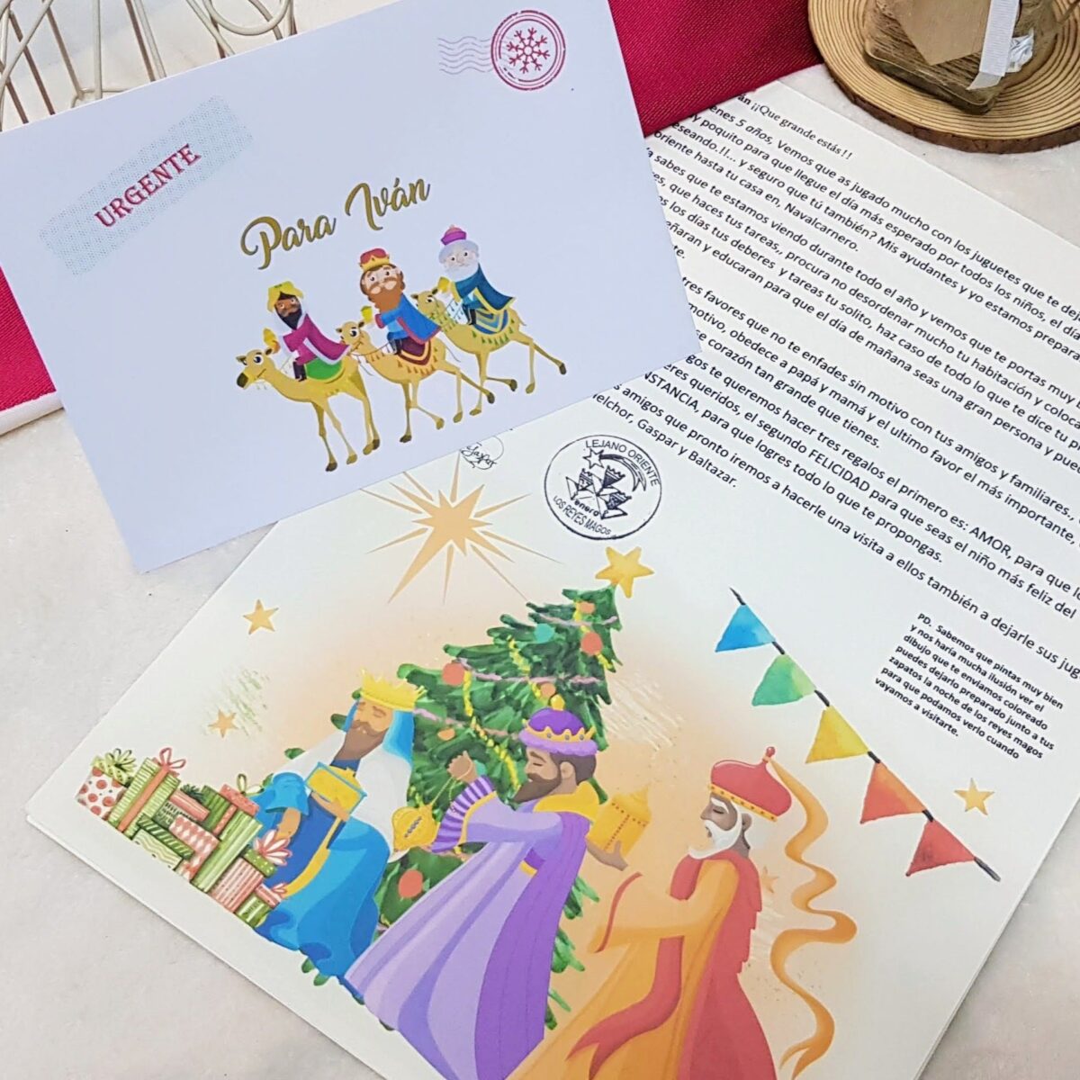 Carta mágica de los reyes magos personalizada - Imagen 1