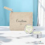 Monedero Personalizado para Mujer – Set con Nombre Yute