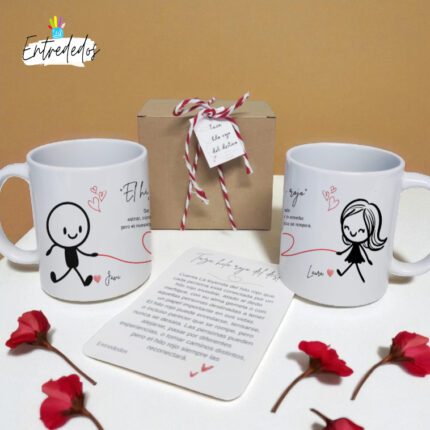 Taza personalizada Hilo Rojo: Leyenda y Destino