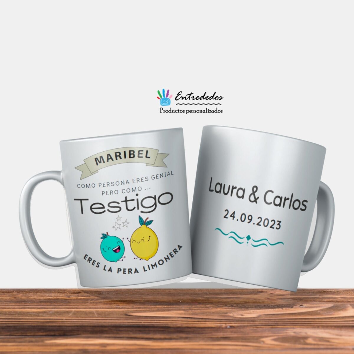 Taza testigo eres la pera limonera - Imagen 1