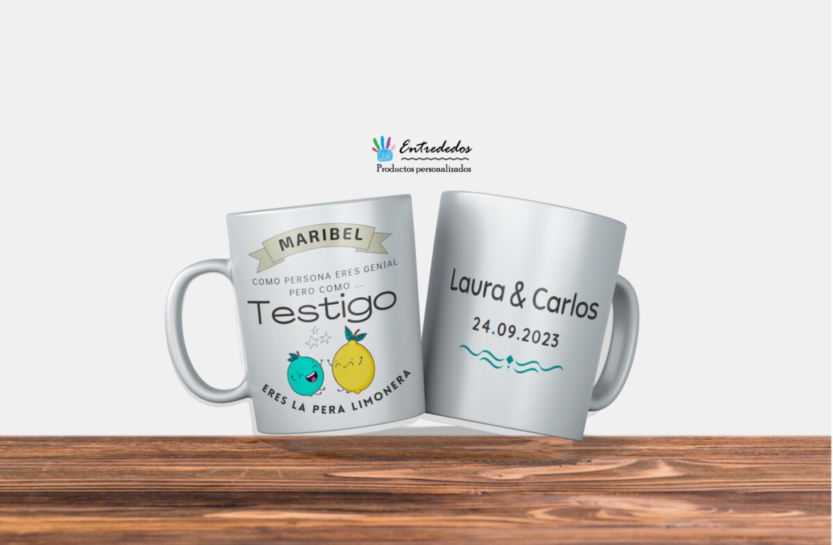 kit regalo testigos con diseño" eres la leche" o"eres la pera limonera" - Imagen 2