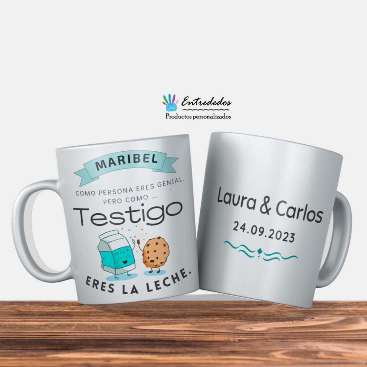 Taza testigo eres la leche - Imagen 1