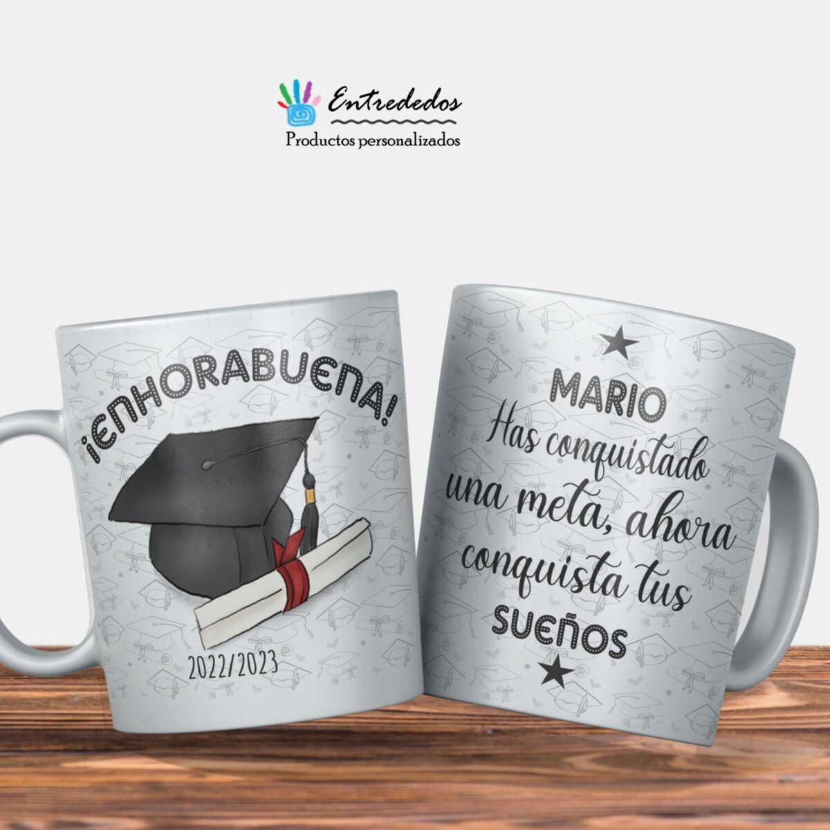 Taza personalizada para graduación - Imagen 1