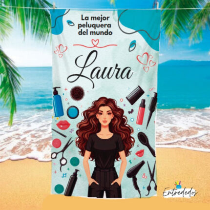 Toallas personalizadas a Full Print PELUQUERA