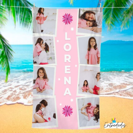 Toallas personalizadas a Full Print CON 8 FOTOGRAFÍAS