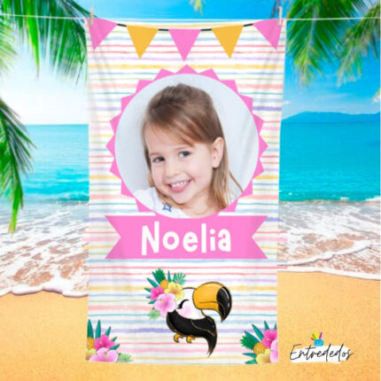 Toallas personalizadas a Full Print  CON FOTOGRAFÍAS ROSA