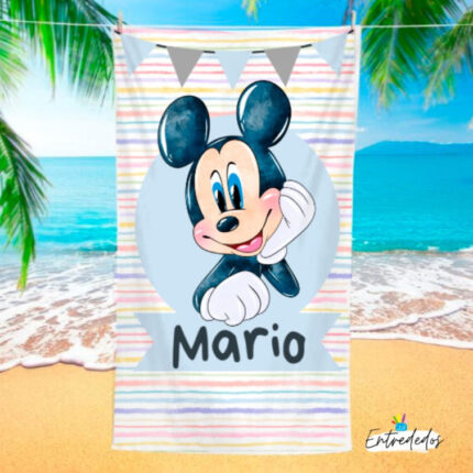 Toallas personalizadas a Full Print MICKEY