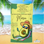 Toallas personalizadas a Full Print PARA PROFESOR AGUACATE