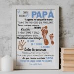 Marco y Lámina Personalizada: Camina a Mi Lado Papá