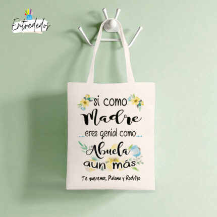 Bolsa tote bag diseño "MADRE O ABUELA"
