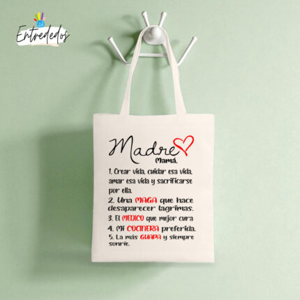 Bolsa tote bag diseño "MADRE"