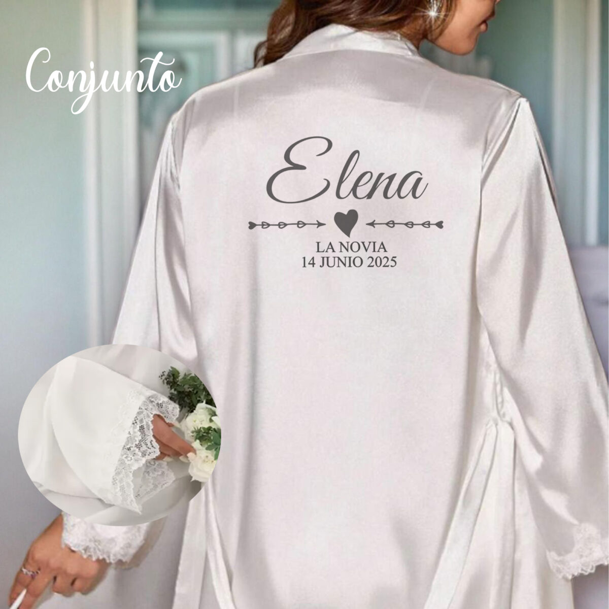 Conjunto de Novia "BATA+CAMISÓN" 2304 - Imagen 1