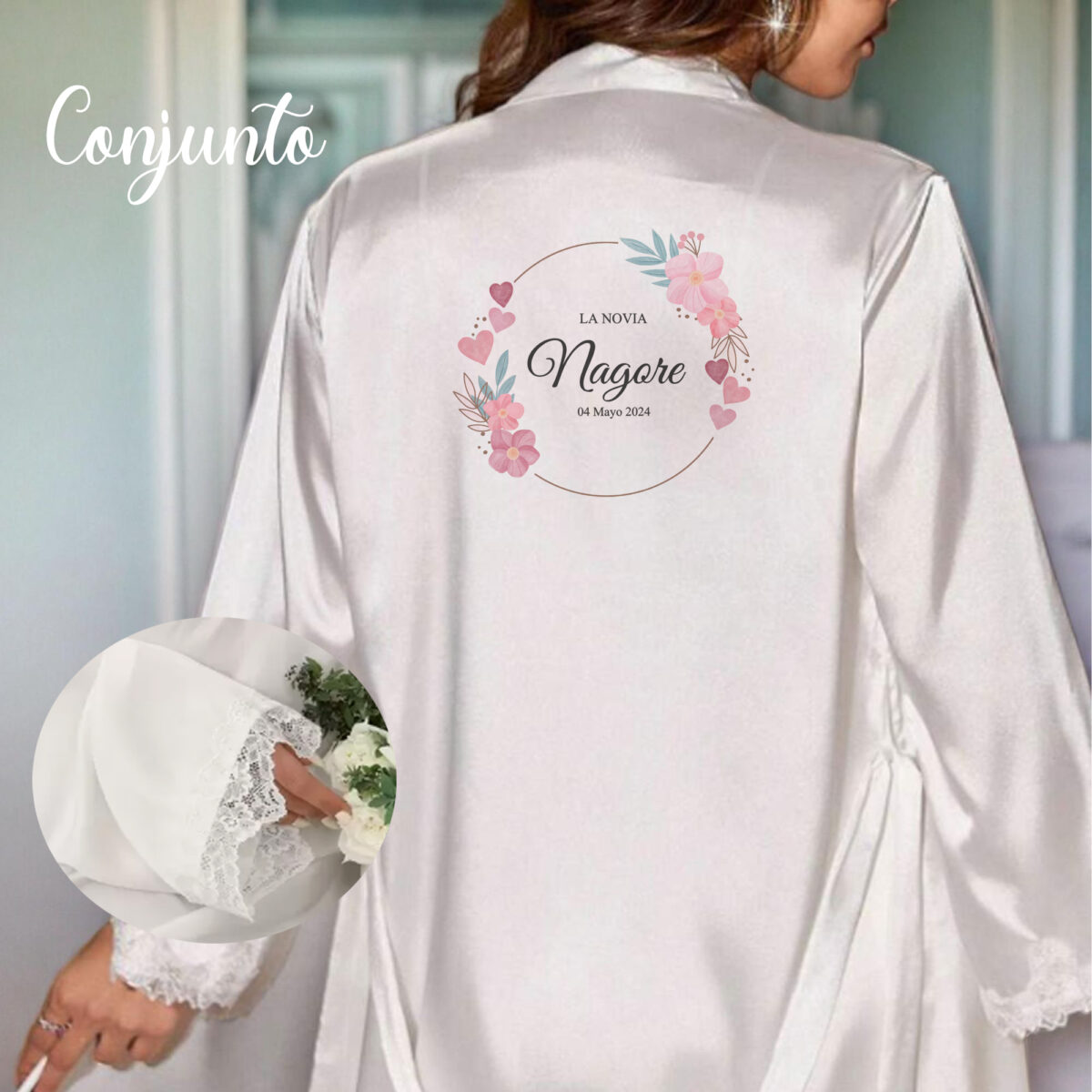 Conjunto de Novia "BATA+CAMISÓN" 2307 - Imagen 1