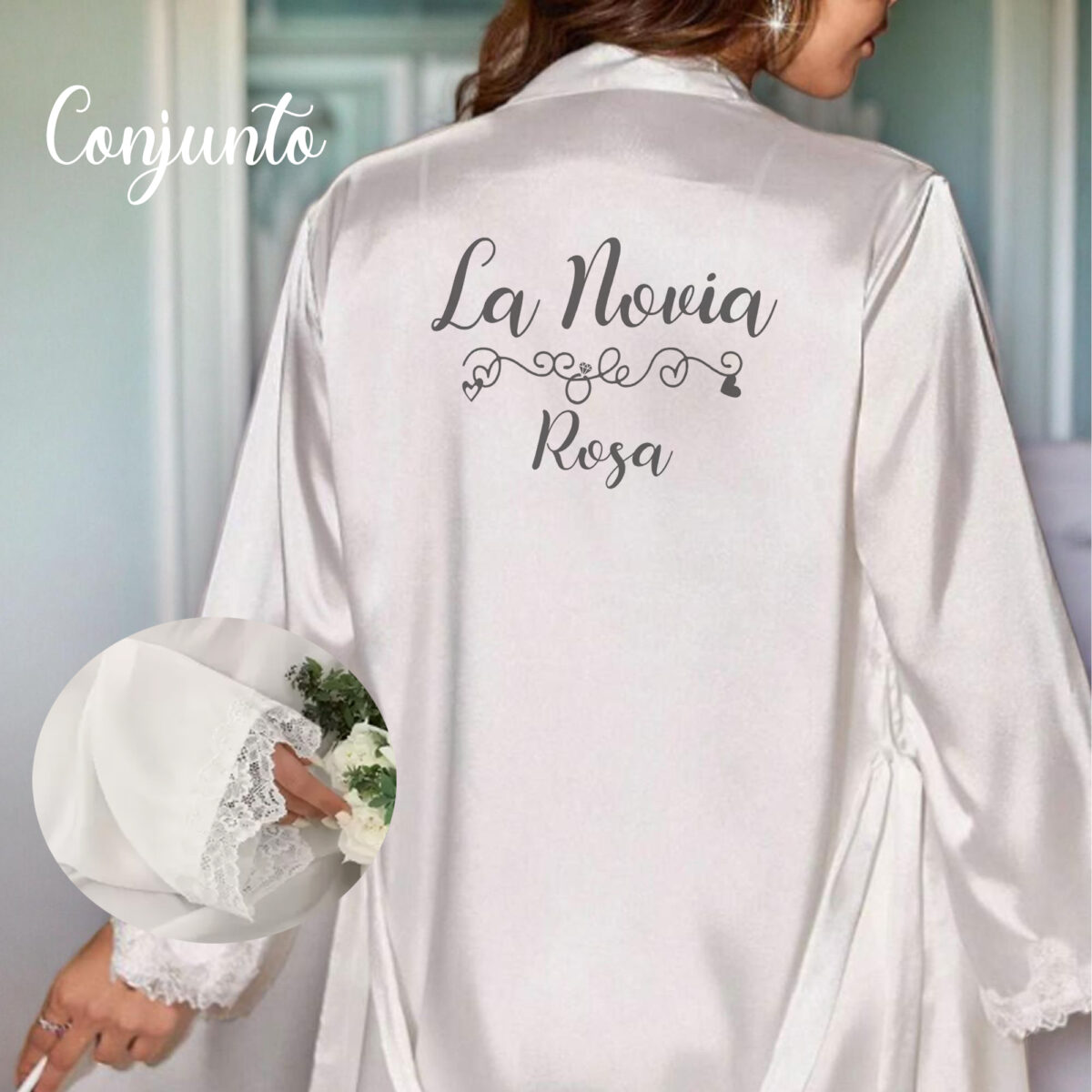 Conjunto de Novia "BATA+CAMISÓN" 2302 - Imagen 1