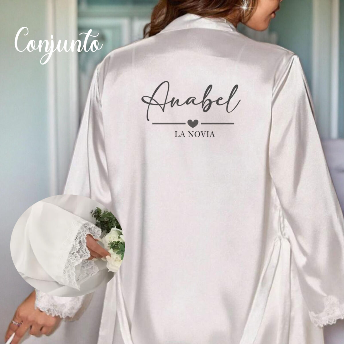 Conjunto de Novia "BATA+CAMISÓN" 2301 - Imagen 1