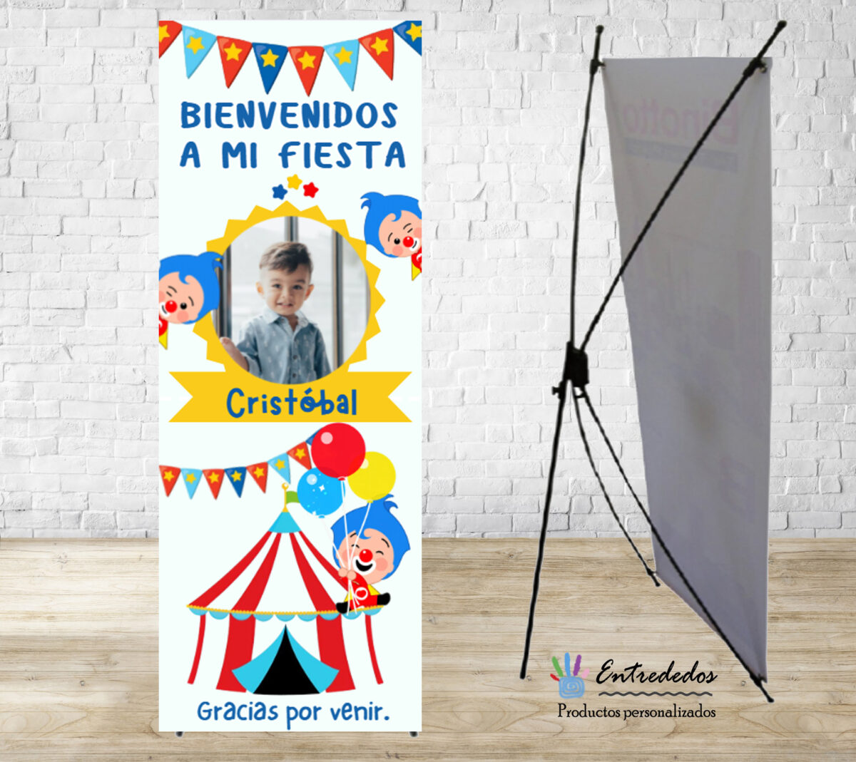 Banner para eventos  PAYASITO PLIN PLIN - Imagen 1