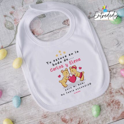 Detalles de Boda: Baberos Personalizados para Peques