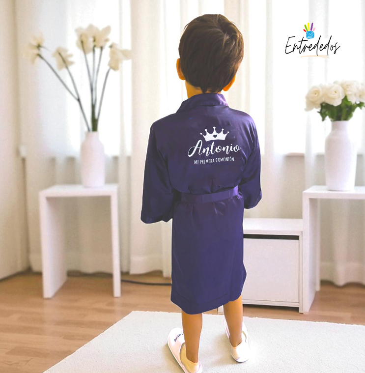 bata-niño-comunion Bata y Zapatillas de Comunión para Niños Personalizadas - Imagen 1