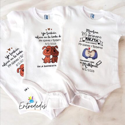 body de bebé personalizado – regalo original Entrededos