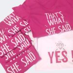 Camisetas Personalizadas Despedidas de Soltera Rosa – " YES! "