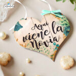 Cartel de cartón para paje SUCULENTAS