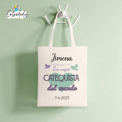 Bolsa tote bag diseño "CATEQUISTA"