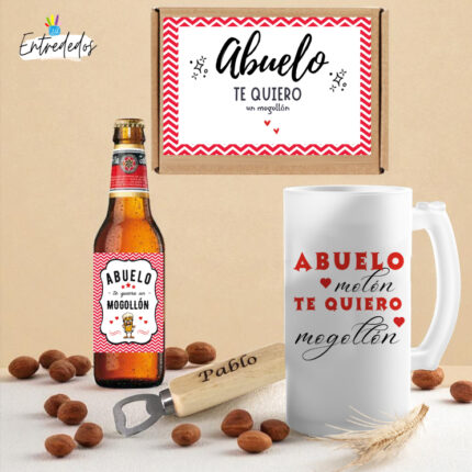 kit cerveza diseño "ABUELO O ABUELA"