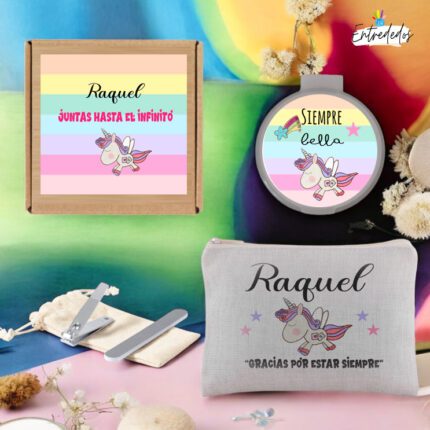 Kit mujer regalo personalizado: Gracias por estar siempre