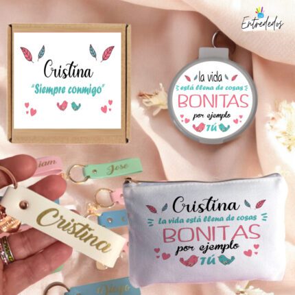 Kit mujer regalo personalizado: Siempre Conmigo