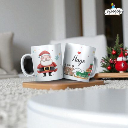Taza personalizada de Papá Noel