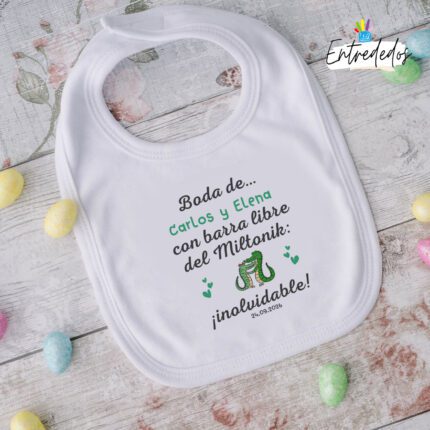 Baberos Divertidos y Personalizados Regalos para Bodas