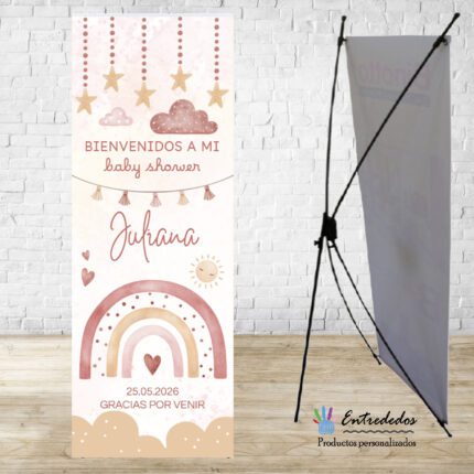 Banner Creativo para Eventos Arcoiris