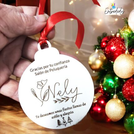 Bolas de madera blancas personalizadas Regalos para empresas
