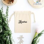 Bolsa de regalo personalizada con diseño impreso para eventos