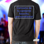 Camisetas personalizadas de tu grupo o cantante favorito