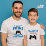 Camisetas a juego padre e hijo personalizadas