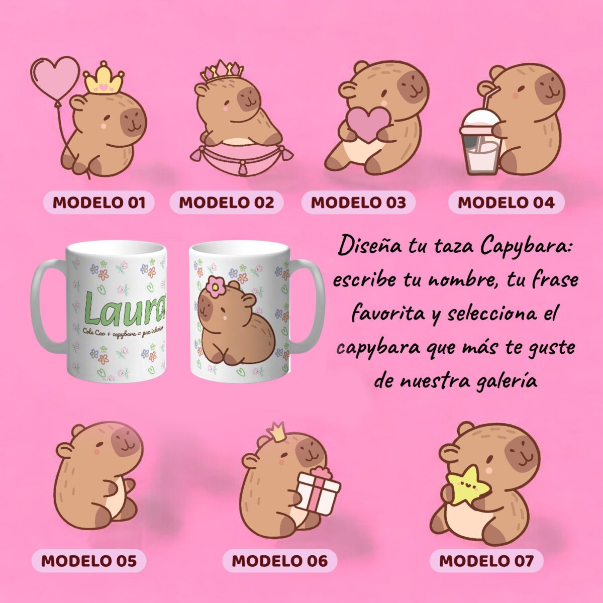 Kit de Regalo Personalizado Capybara – Tierno, Práctico - Imagen 7
