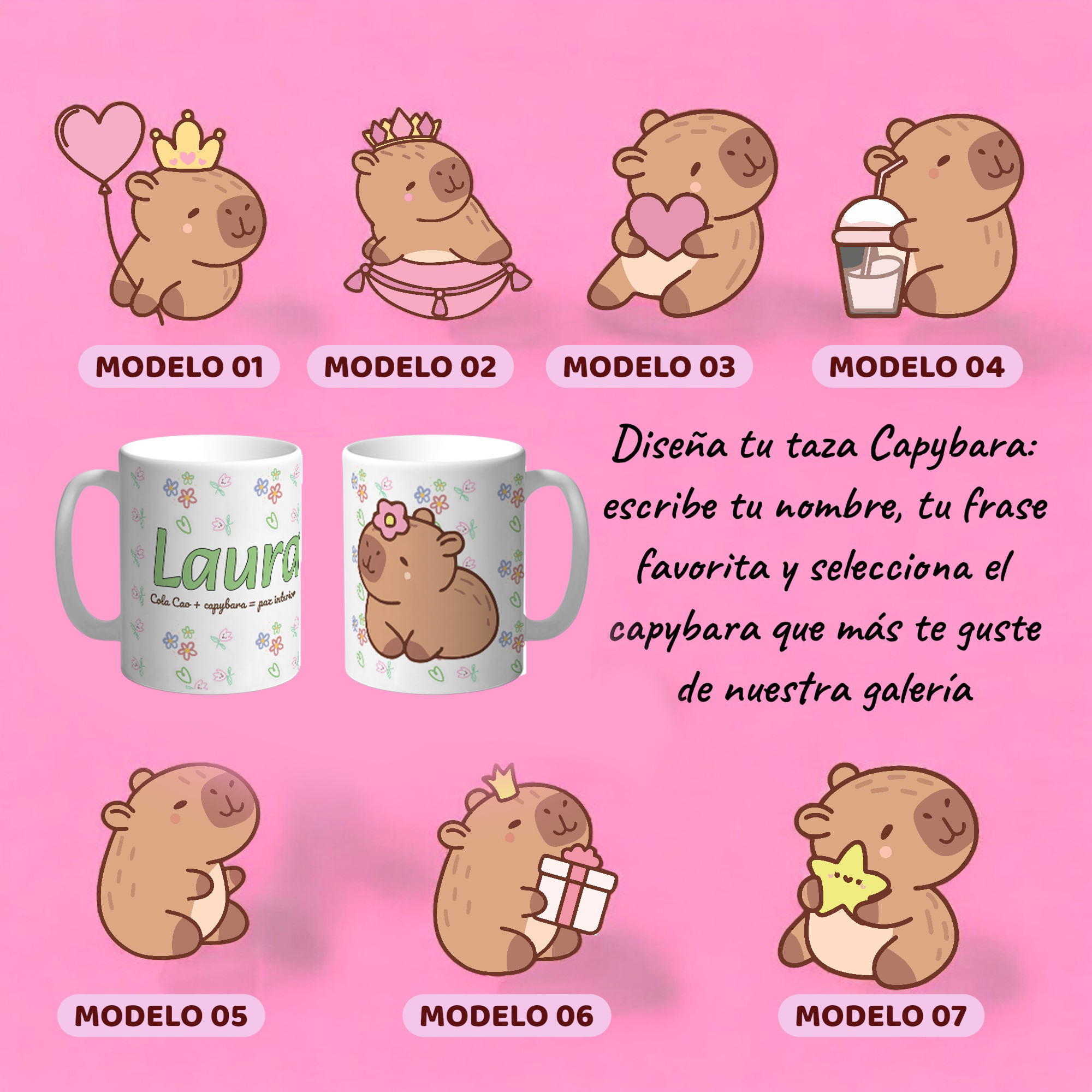 muñecos-capybaras-entrededos Kit de Regalo Personalizado Capybara – Tierno, Práctico - Imagen 7