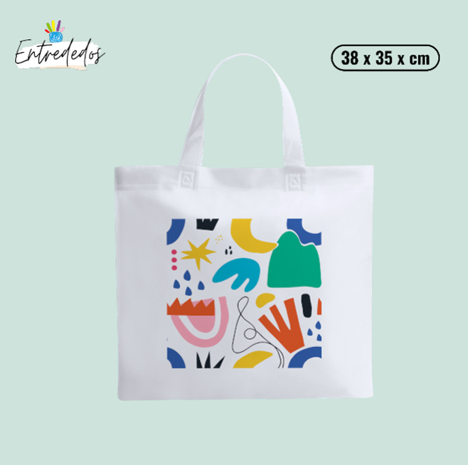 bolsa-asa-corta Bolsa Non Woven Personalizada | 34X43CM. - Imagen 1